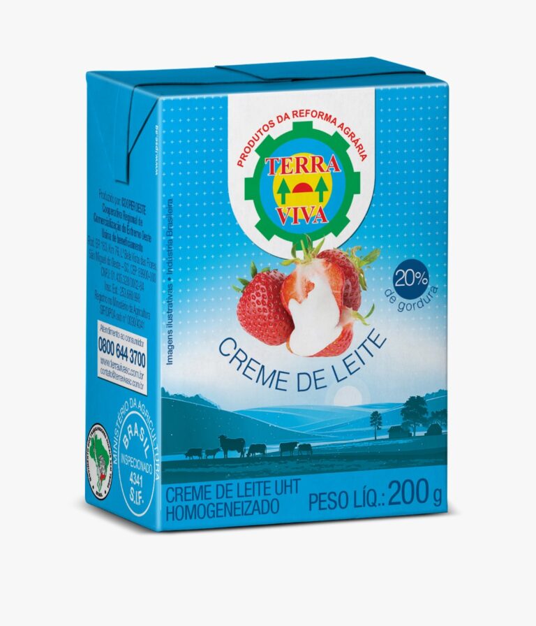 CREME DE LEITE 200G UHT TERRA VIVA Terra Livre